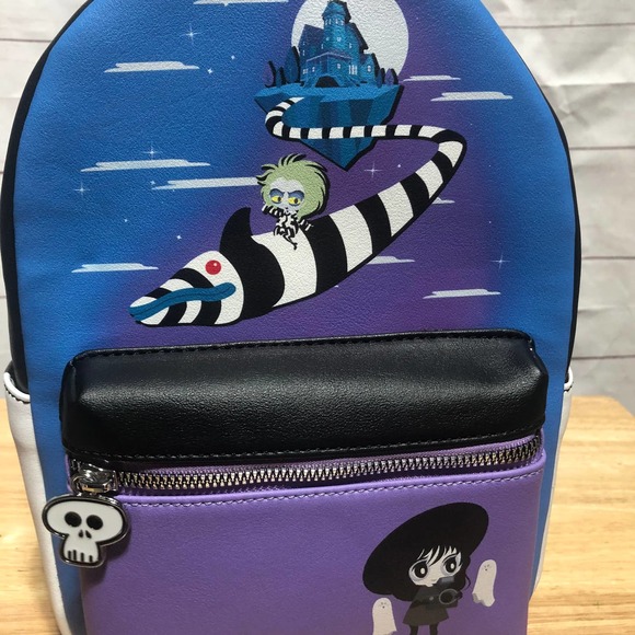 Beetlejuice Loungefly Mini Backpack NEW main image 2